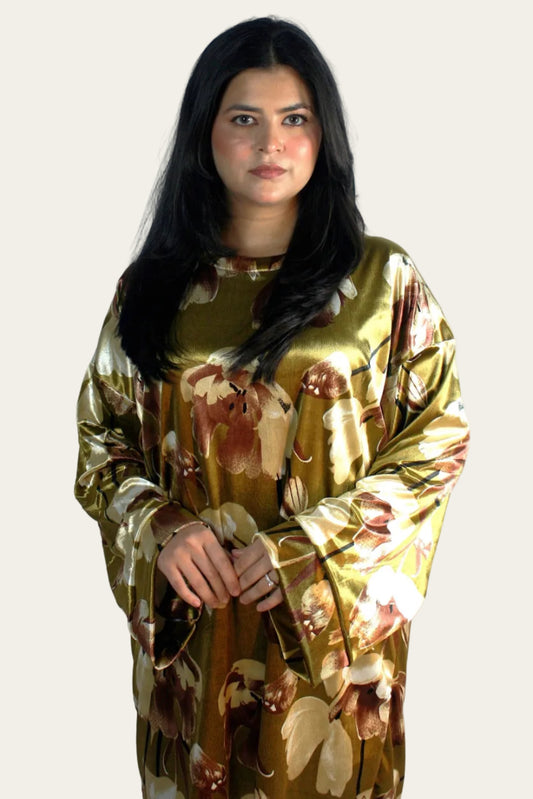 Velvet Floral Co-ord Uno