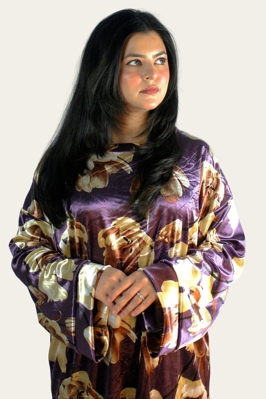 Velvet Floral Co-ord Cuatro