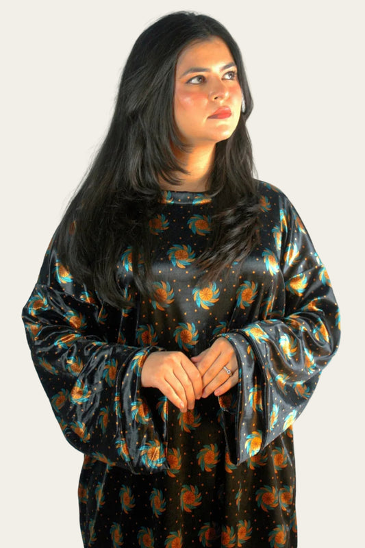 Velvet Floral Co-ord Seis