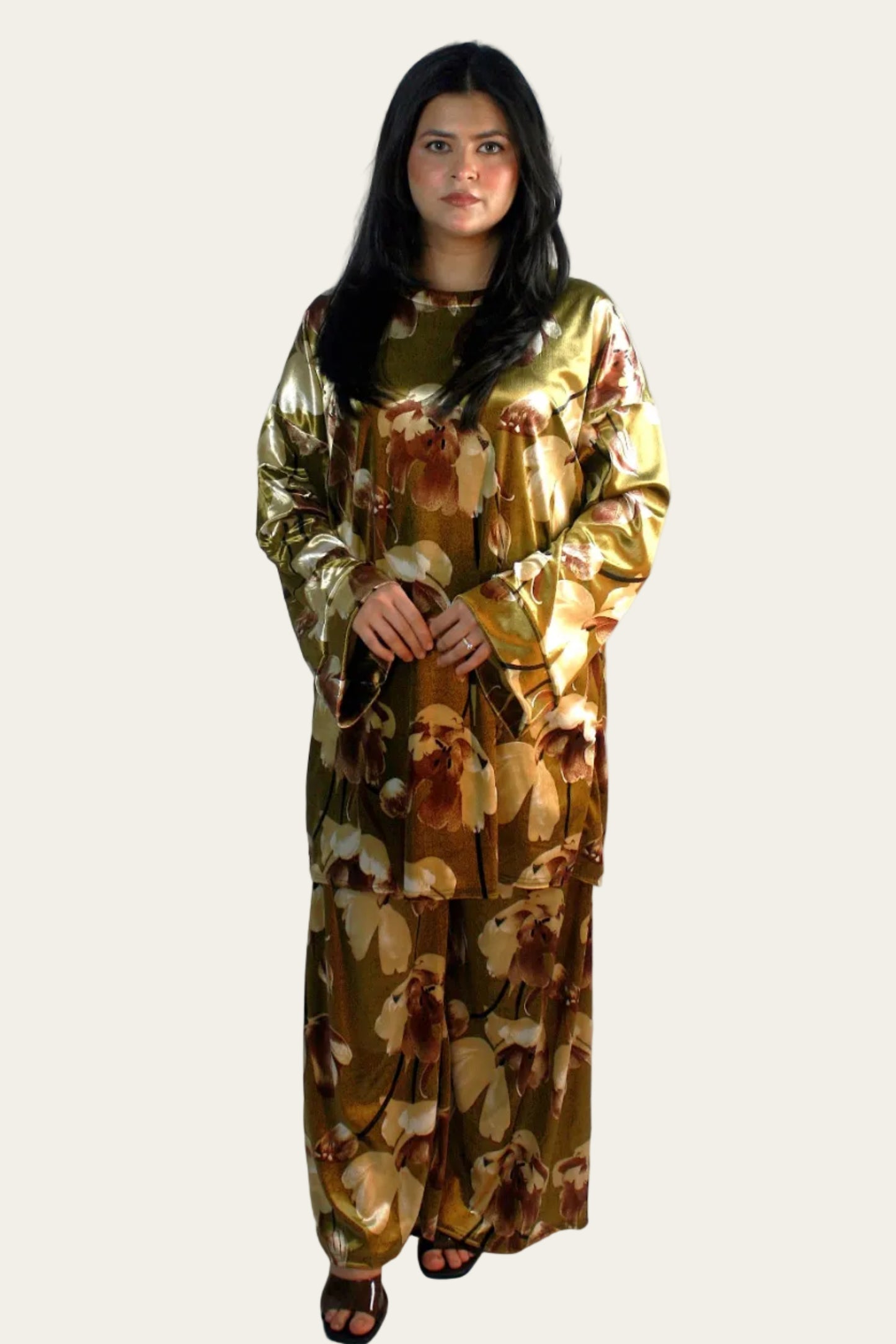 Velvet Floral Co-ord Uno