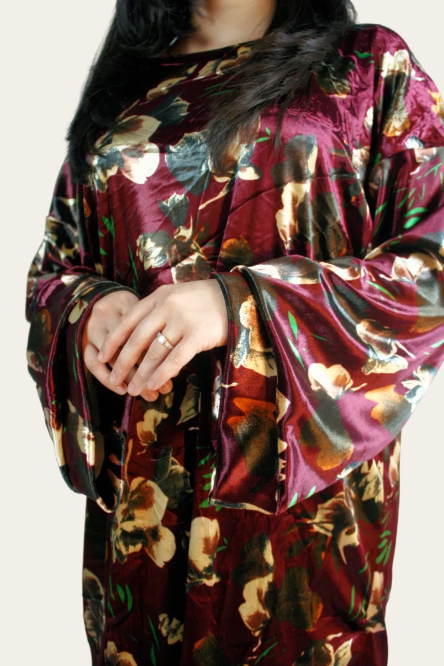 Velvet Floral Co-ord Dos