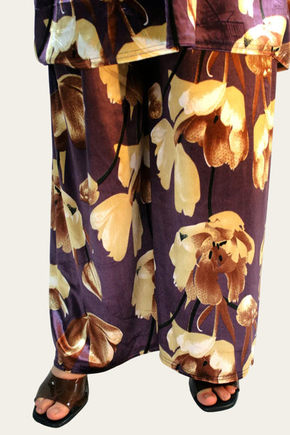 Velvet Floral Co-ord Cuatro