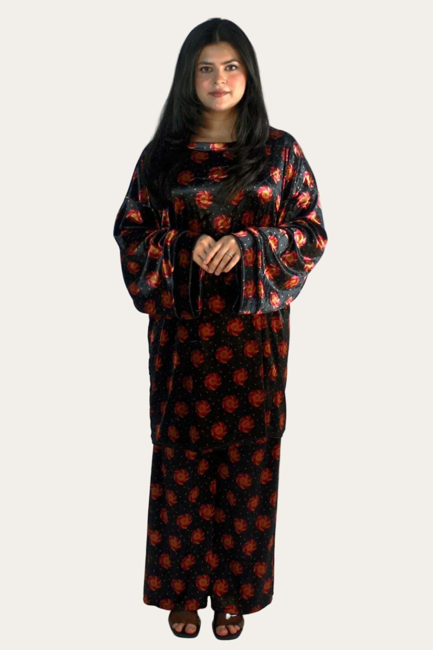 Velvet Floral Co-ord Cinco