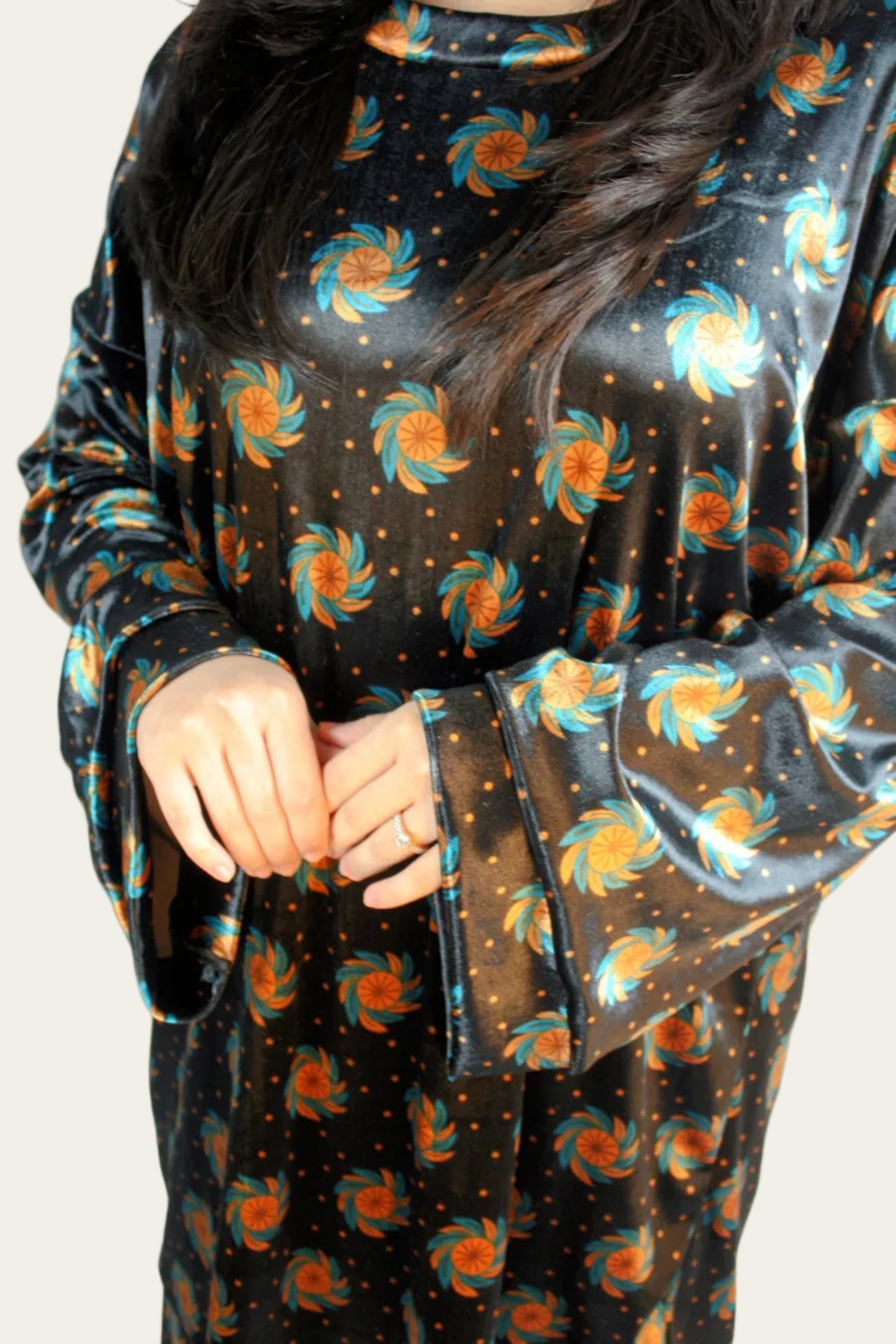 Velvet Floral Co-ord Seis
