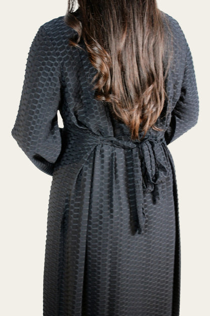 Waffle Long-length Co-ord with side slit